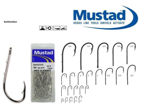 Mustard Bait holder Fishing hooks