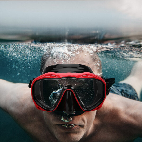 Silicone Diving Goggles Adult Face Shield Glasses Eye Protector Snorkeling Equipment