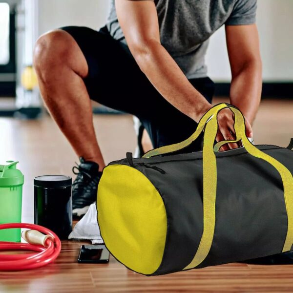 Duffel Bag 17" Round Foldable Gym Bag for Men Women