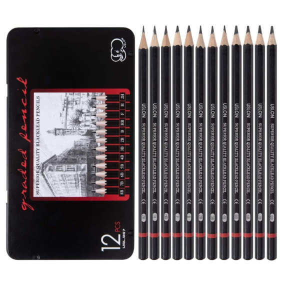 Professional Sketch and Drawing pencils set