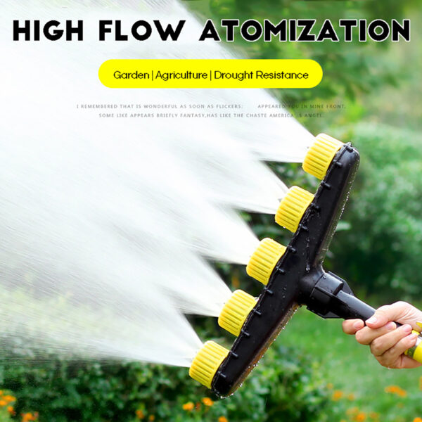 3/4/5/6 Nozzles Atomization Drip Water Tools DIY Sprayer Irrigation Sprinkler Kit for Agriculture Lawn Garden Patio Greenhouse