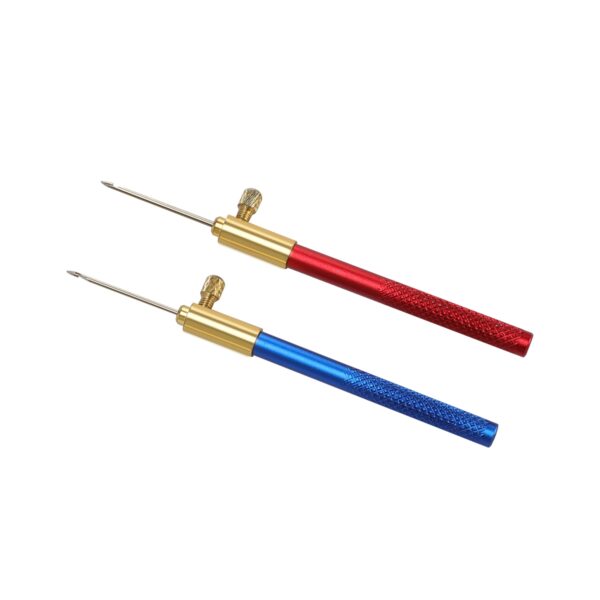 QUANBU 2020 Embroidery Crochet Hooks Knitting Tool French Crochet Beading Hand Embroidery Tool Kit with 3x Needles Sewing Accessories